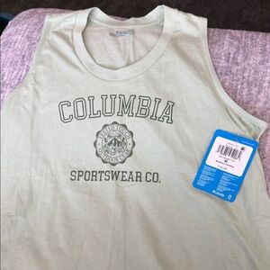 Columbia Men's Light Green Sportswear Tank Top